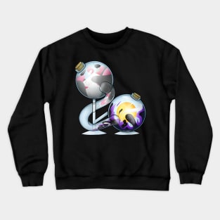 Demigirl And Non-Binary Pride Potion Crewneck Sweatshirt